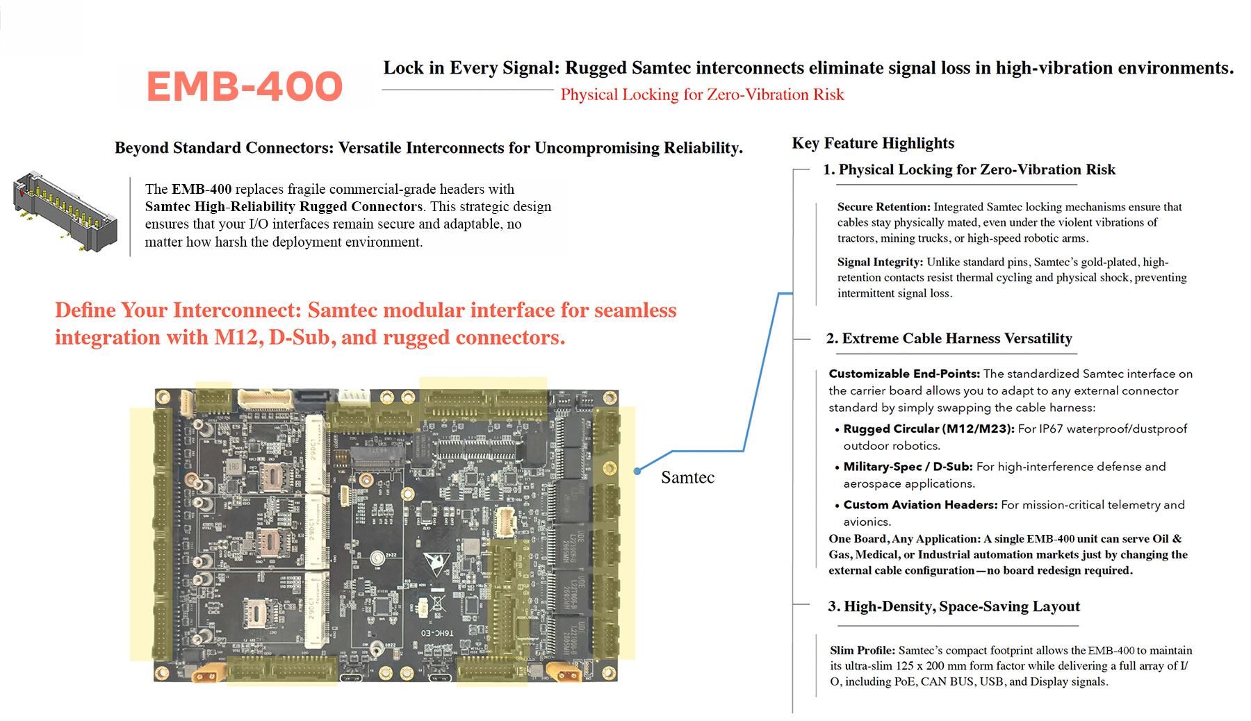 EMB-400 Introduction